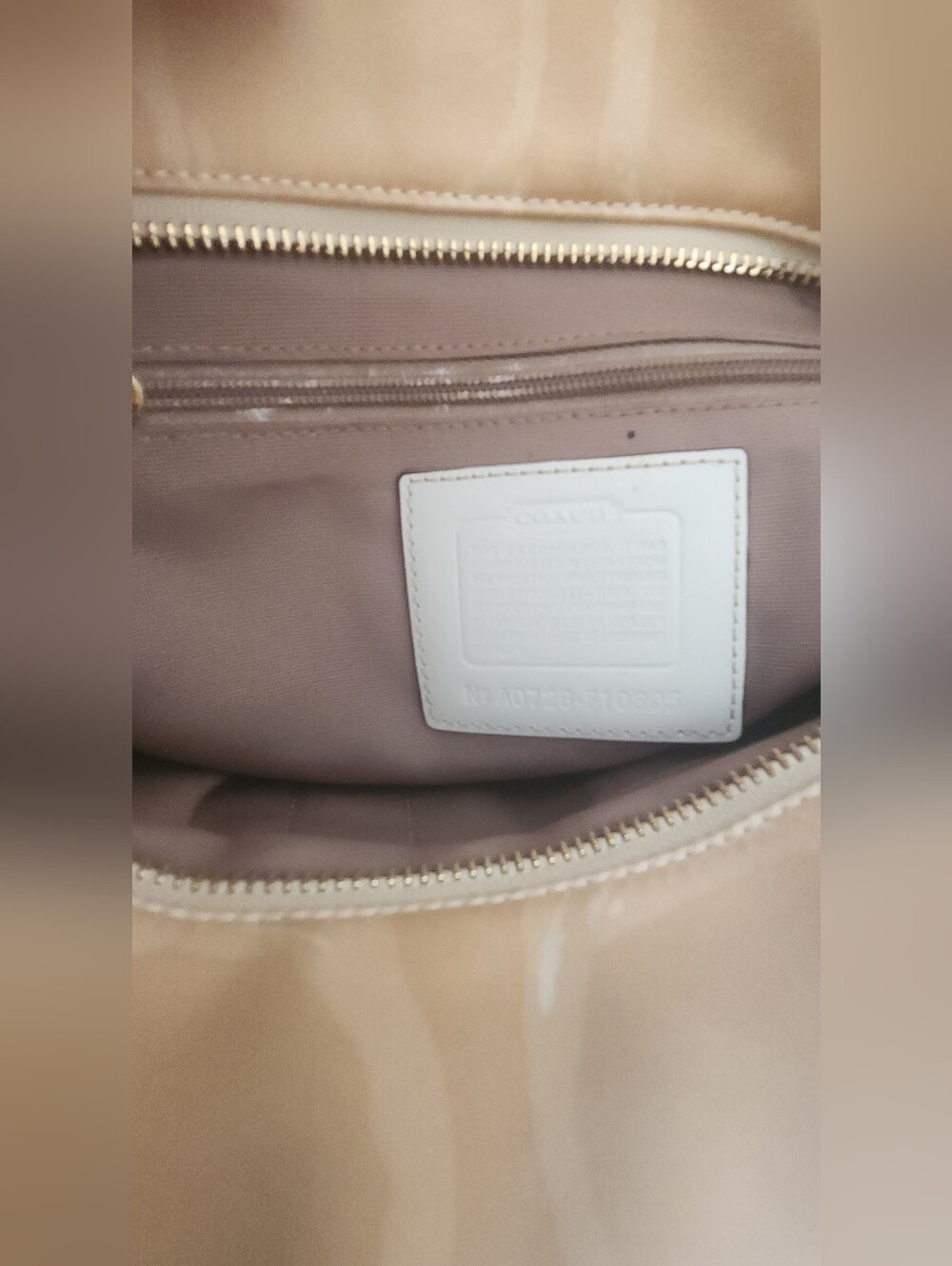 Coach Hampton Signature Jacquard Tote in Khaki - Picture 14 of 16